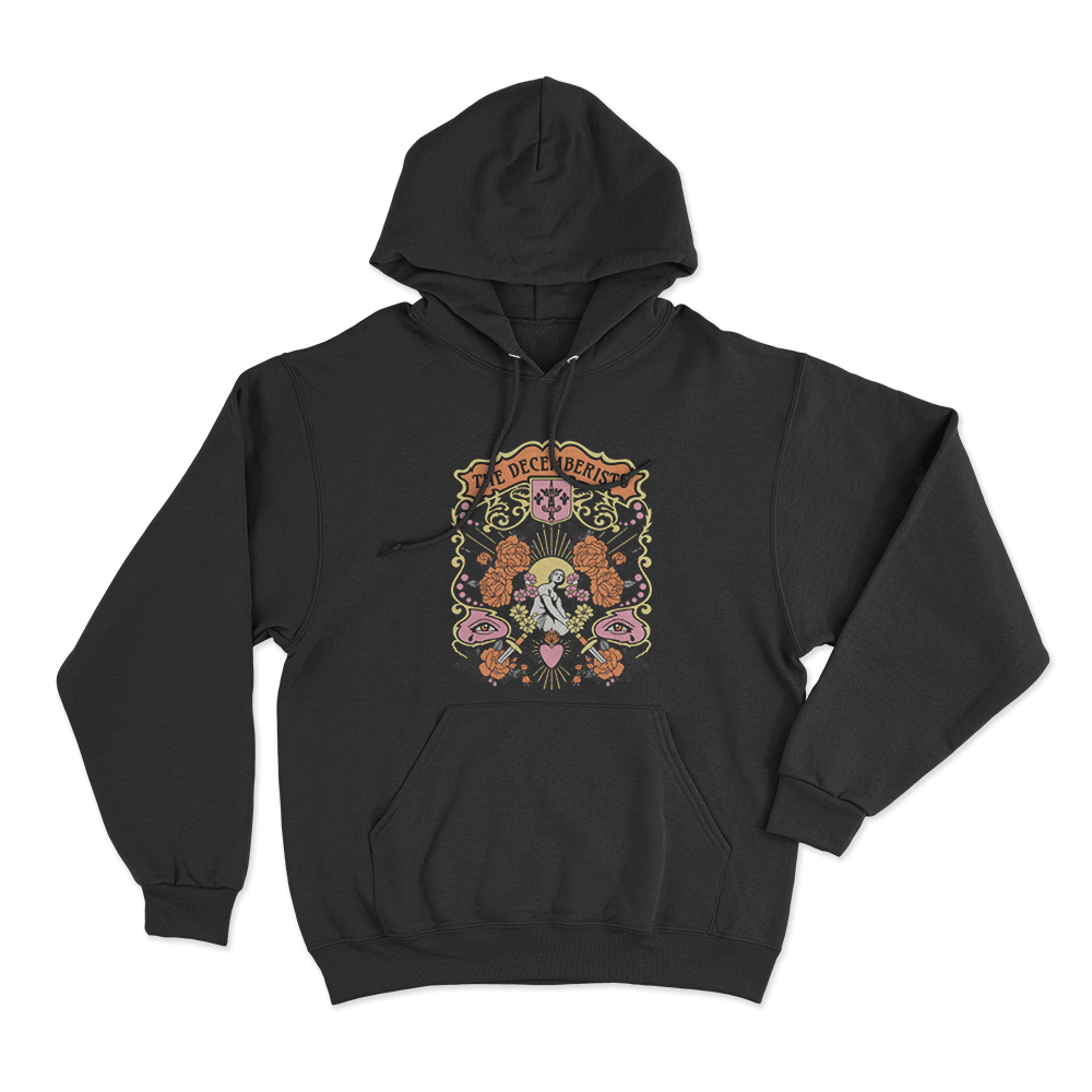 Joan In The Garden Unisex Hoodie Black Joan In The Garden Unisex Hoodie Black