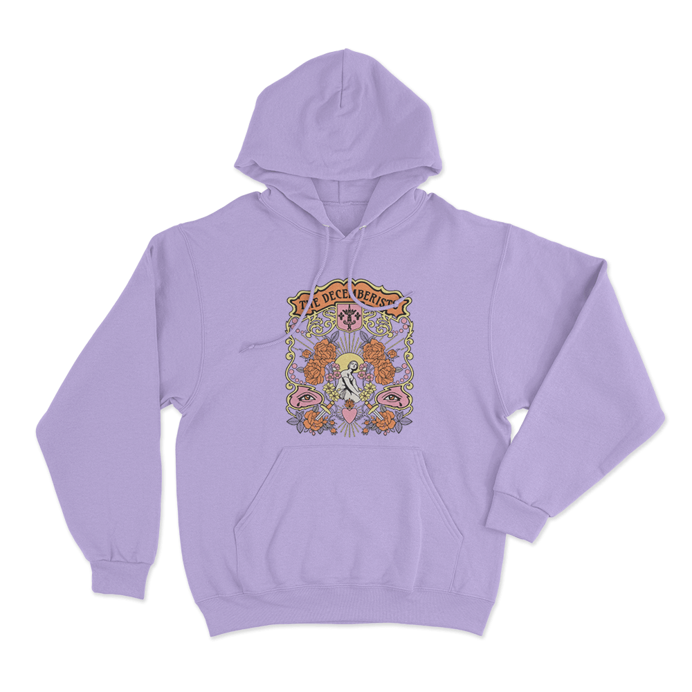 Joan In The Garden Unisex Hoodie Purple Joan In The Garden Unisex Hoodie Purple