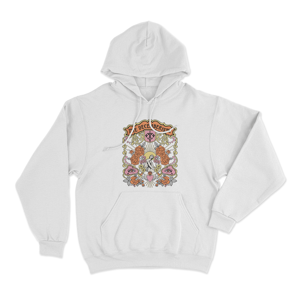 Joan In The Garden Unisex Hoodie White Joan In The Garden Unisex Hoodie White