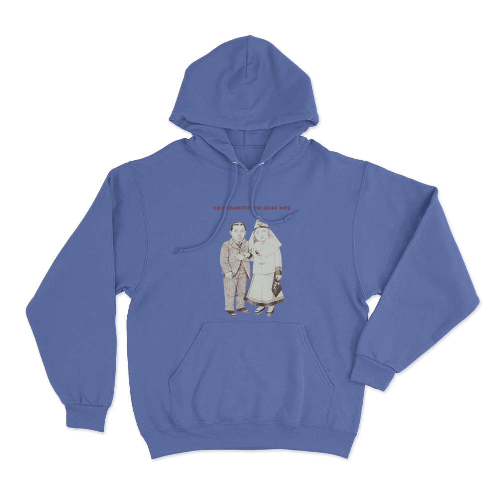 The Crane Wife Unisex Hoodie Blue The Crane Wife Unisex Hoodie Blue