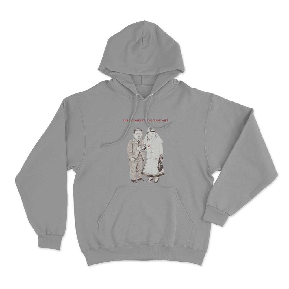The Crane Wife Unisex Hoodie Grey The Crane Wife Unisex Hoodie Grey