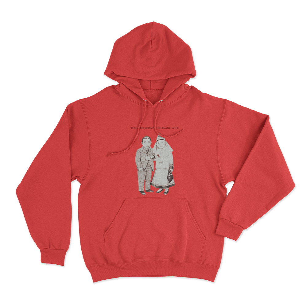 The Crane Wife Unisex Hoodie Red The Crane Wife Unisex Hoodie Red