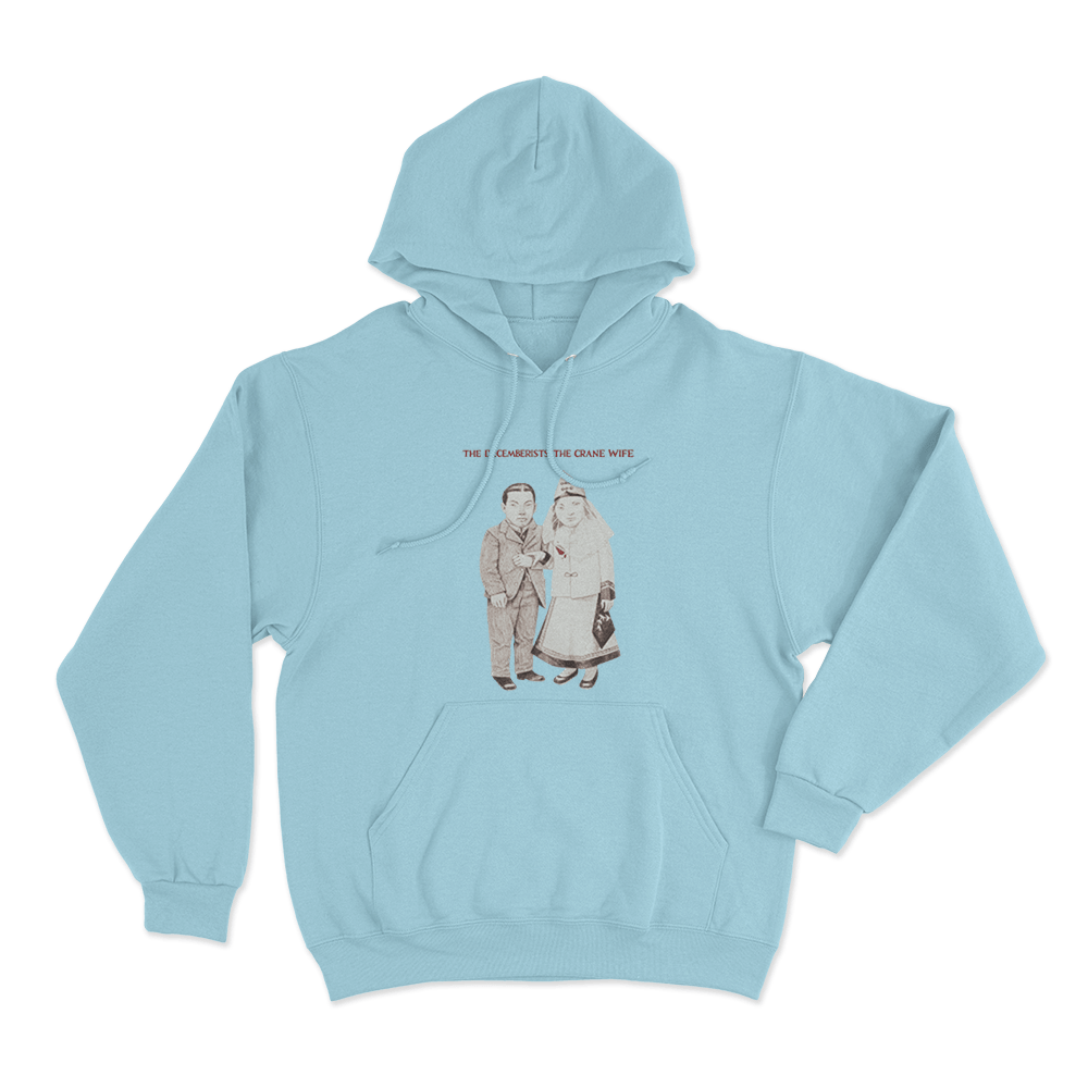 The Crane Wife Unisex Hoodie Sky Blue The Crane Wife Unisex Hoodie Sky Blue