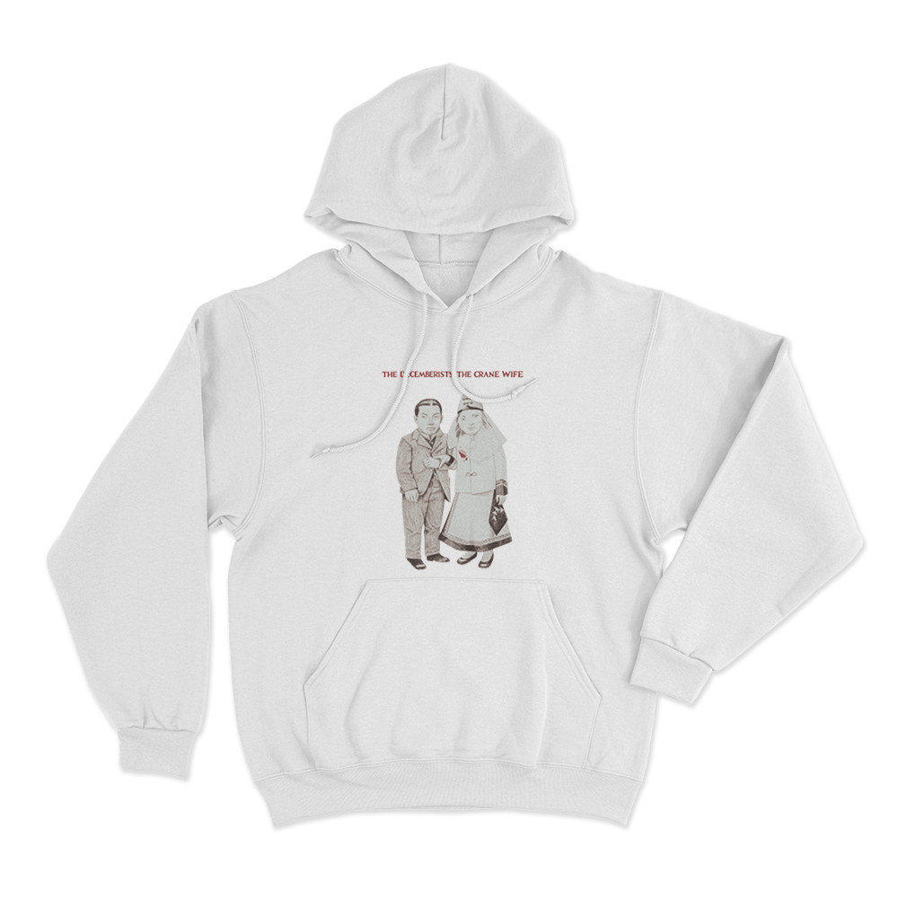 The Crane Wife Unisex Hoodie White The Crane Wife Unisex Hoodie White