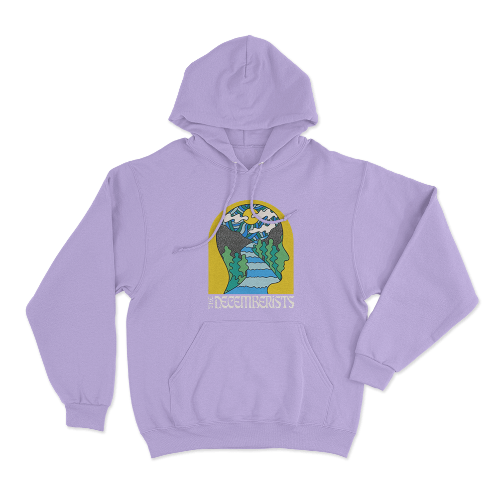 The Decemberists Face Unisex Hoodie Purple The Decemberists Face Unisex Hoodie Purple