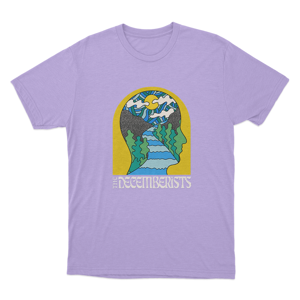 The Decemberists Face Unisex T Shirt Purple The Decemberists Face Unisex T Shirt Purple