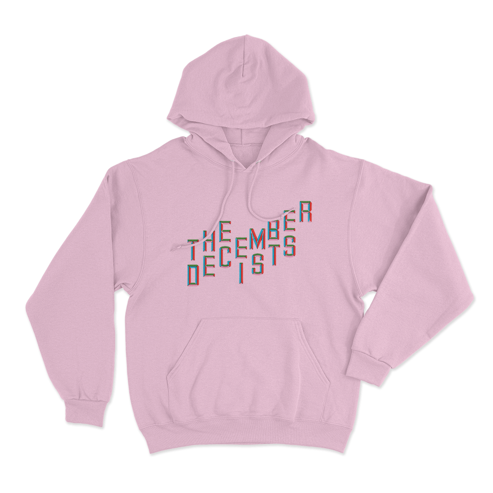 The Decemberists Logo Unisex Hoodie Pink The Decemberists Logo Unisex Hoodie Pink