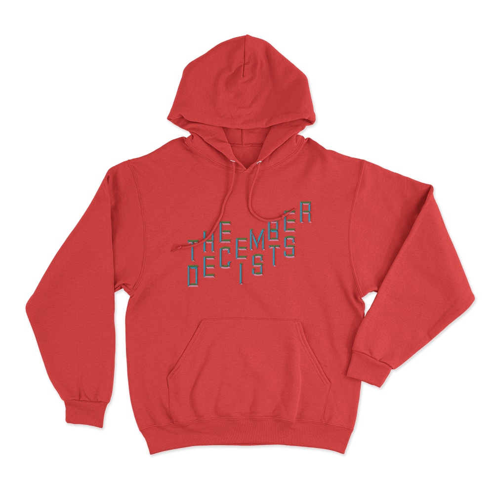 The Decemberists Logo Unisex Hoodie Red The Decemberists Logo Unisex Hoodie Red