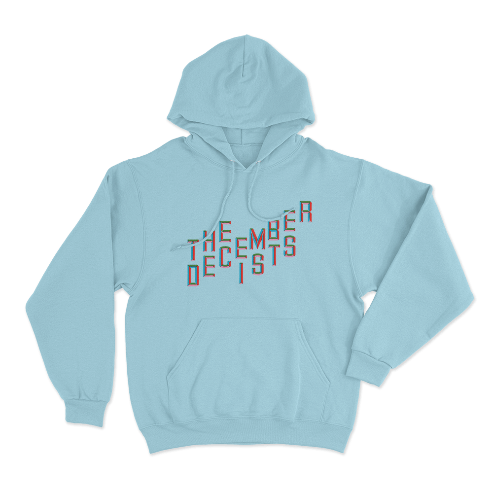 The Decemberists Logo Unisex Hoodie Sky Blue The Decemberists Logo Unisex Hoodie Sky Blue