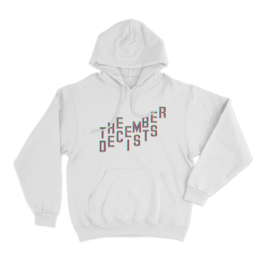 The Decemberists Logo Unisex Hoodie White The Decemberists Logo Unisex Hoodie White