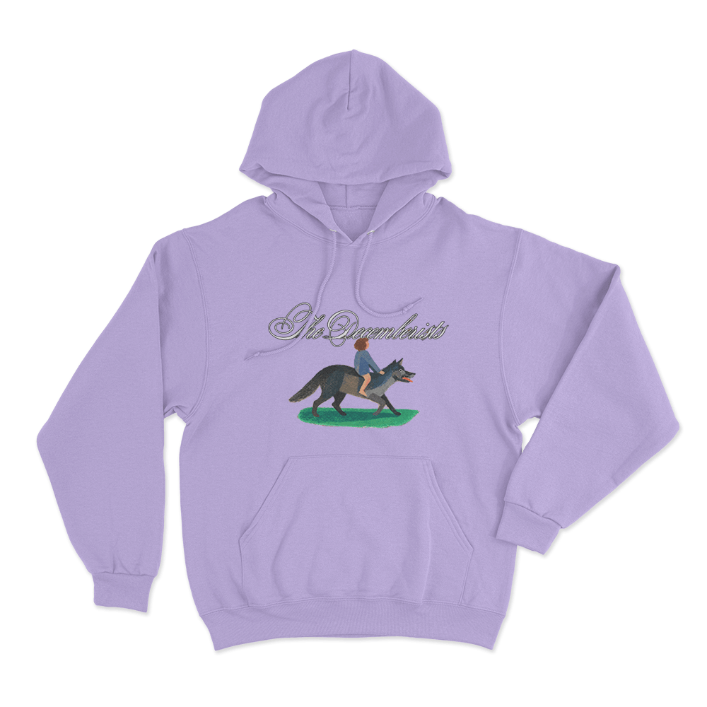 Wolf Boy Unisex Hoodie Purple Wolf Boy Unisex Hoodie Purple