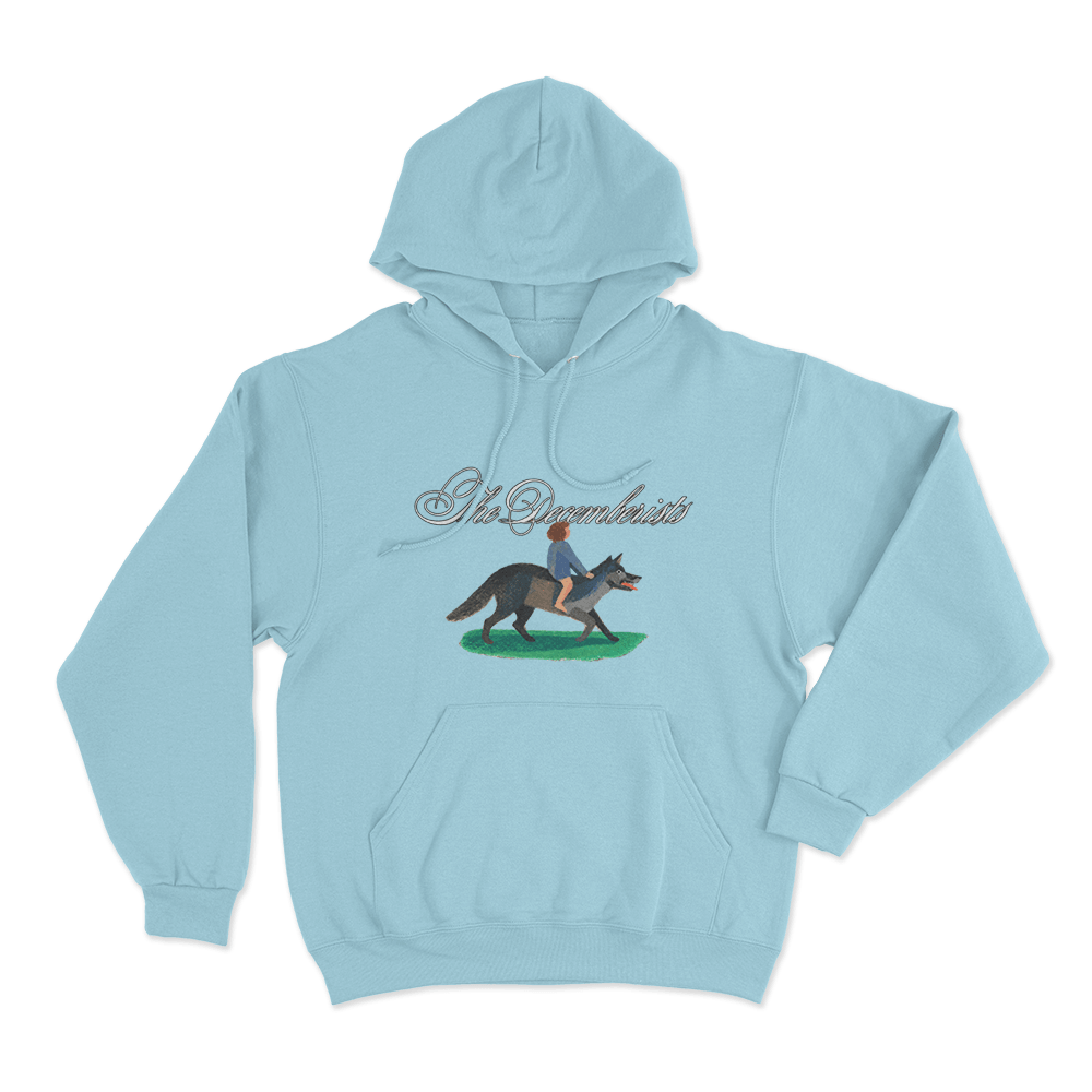 Wolf Boy Unisex Hoodie Sky Blue Wolf Boy Unisex Hoodie Sky Blue