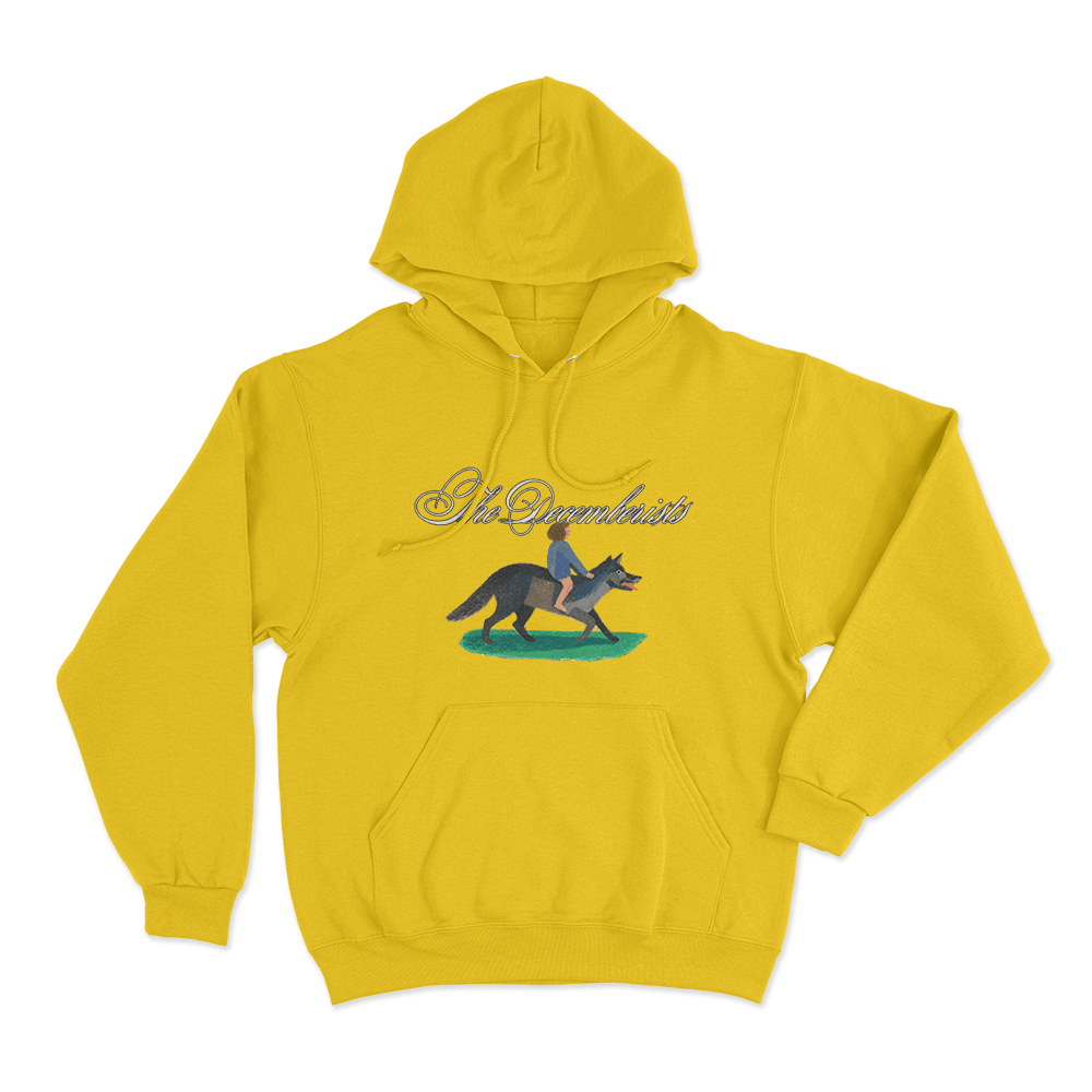 Wolf Boy Unisex Hoodie Yellow Wolf Boy Unisex Hoodie Yellow