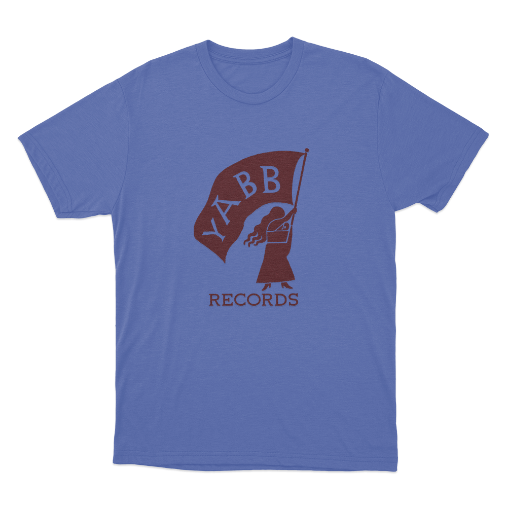 YABB Records Unisex T Shirt Blue YABB Records Unisex T Shirt Blue